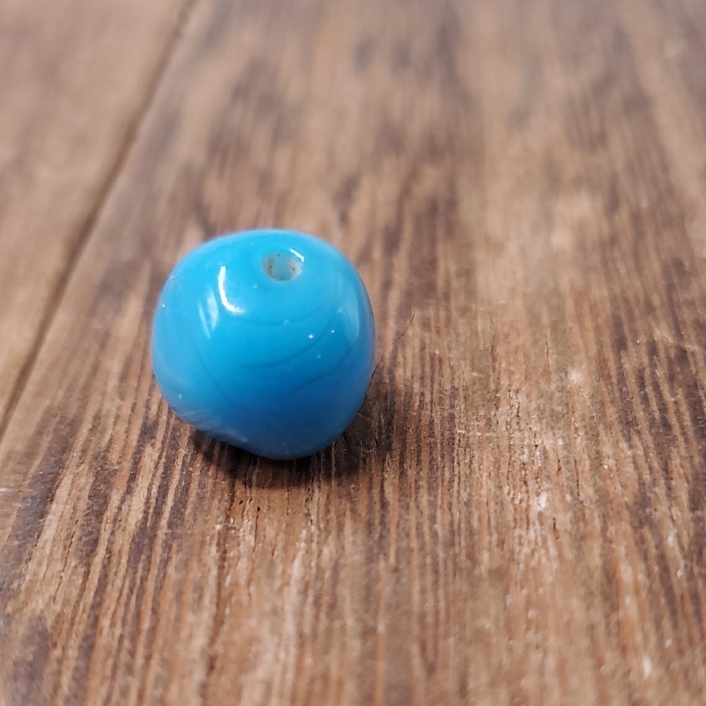 Blue‎ Glass Artisan Gloss Bead P310